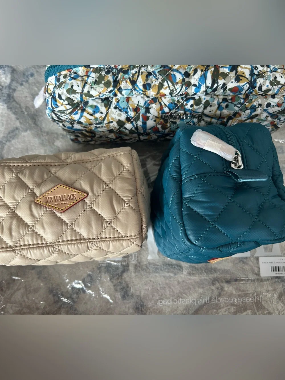 NWT MZ Wallace Packable Pouch Set